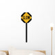 Slow Ahead Symbol Sign Wall Decal