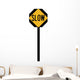 Slow Ahead Symbol Sign Wall Decal