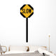 Slow Ahead Symbol Sign Wall Decal