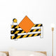 Road Closed Sign Wall Decal