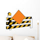 Road Closed Sign Wall Decal