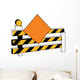 Road Closed Sign Wall Decal