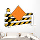 Road Closed Sign Wall Decal