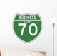 Interstate Business Loop Sign Wall Decal
