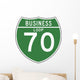 Interstate Business Loop Sign Wall Decal