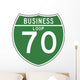 Interstate Business Loop Sign Wall Decal
