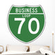 Interstate Business Loop Sign Wall Decal