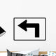 Advance Left Turn 90 Wall Decal