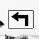 Advance Left Turn 90 Wall Decal