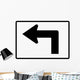Advance Left Turn 90 Wall Decal