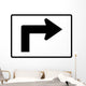 Advance Right Turn 90 Wall Decal