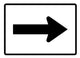 Right Arrow Sign Wall Decal