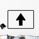 Straight Arrow Sign Wall Decal