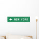 Single Destination Sign Wall Decal