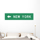 Single Destination Sign Wall Decal