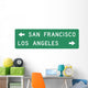 Destination Sign Dual Wall Decal