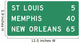 Distance Sign Three Line Wall Decal