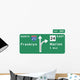 Merge Right from Freeway Wall Decal