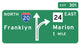 Merge Right from Freeway Wall Decal