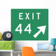 Exit Right Sign Wall Decal