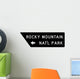 National Forest Directional Sign Wall Decal