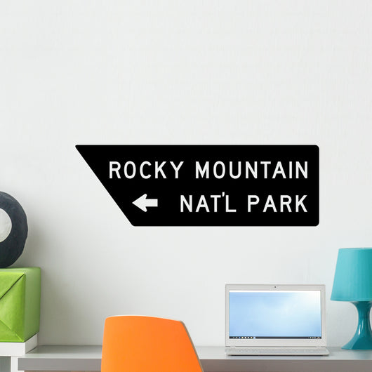 National Forest Directional Sign Wall Decal