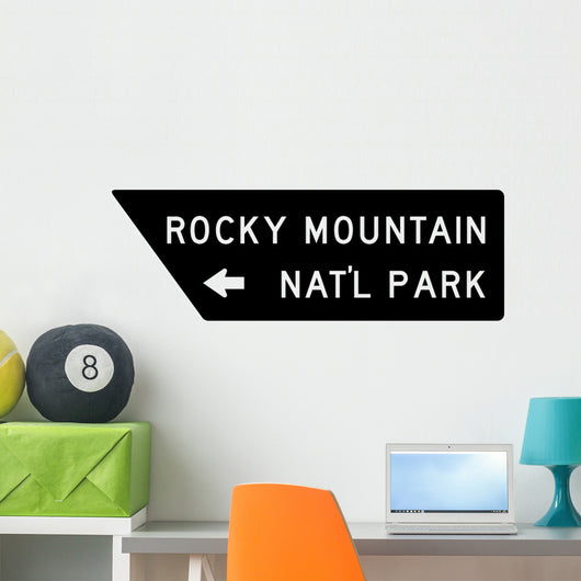 National Forest Directional Sign Wall Decal