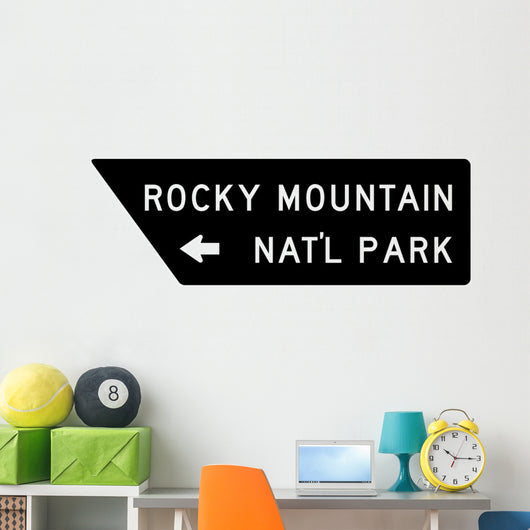 National Forest Directional Sign Wall Decal