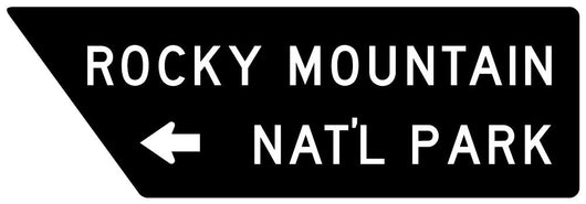 National Forest Directional Sign Wall Decal
