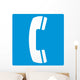 Telephone Sign Wall Decal