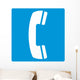 Telephone Sign Wall Decal