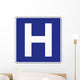 Hospital Sign Wall Decal