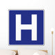 Hospital Sign Wall Decal