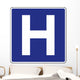 Hospital Sign Wall Decal