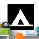 Tent Camping Symbol Sign Wall Decal