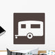 Trailer Camping Symbol Sign Wall Decal