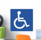 Handicapped Symbol Sign Wall Decal
