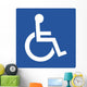 Handicapped Symbol Sign Wall Decal