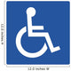 Handicapped Symbol Sign Wall Decal