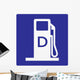 Diesel Fuel Symbol Sign Wall Decal