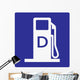 Diesel Fuel Symbol Sign Wall Decal