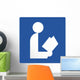 Reading Room Symbol Sign Wall Decal