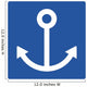 Marina Symbol Sign Wall Decal