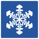 Snow Symbol Sign Wall Decal