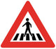 Pedestrian Crossing Symbol Sign Wall Decal