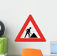 Men Work Sign Wall Decal