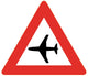 Low Flying Aircraft Symbol Sign Wall Decal