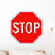 Stop Sign Wall Decal
