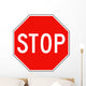 Stop Sign Wall Decal