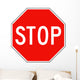 Stop Sign Wall Decal
